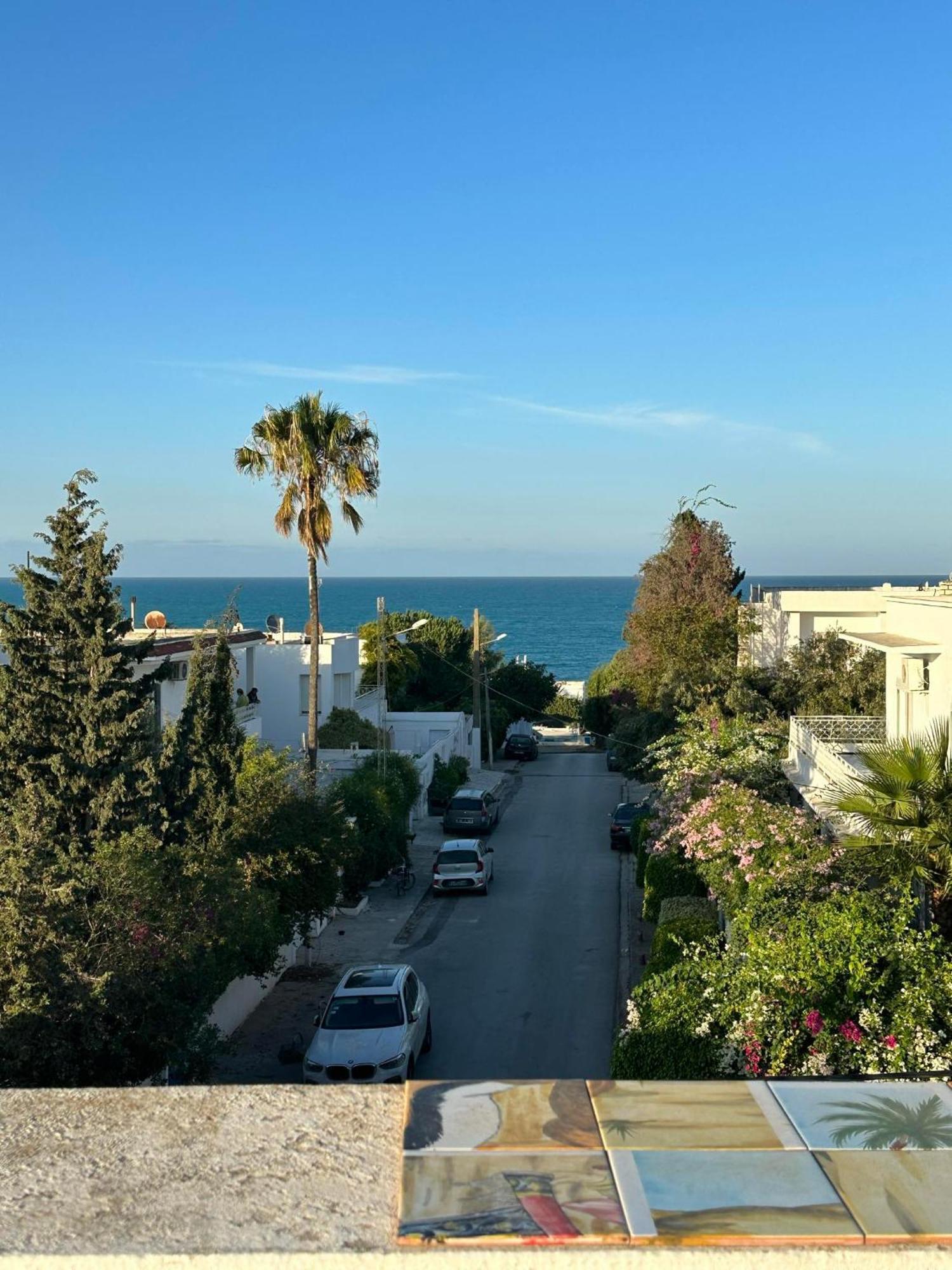 Luxeux Et Ideal A Marsa Plage Vue Sur Mer Apartment ลาร์มาร์ซา ภายนอก รูปภาพ